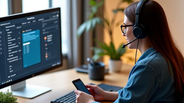 Support team providing maintenance for a mobile application